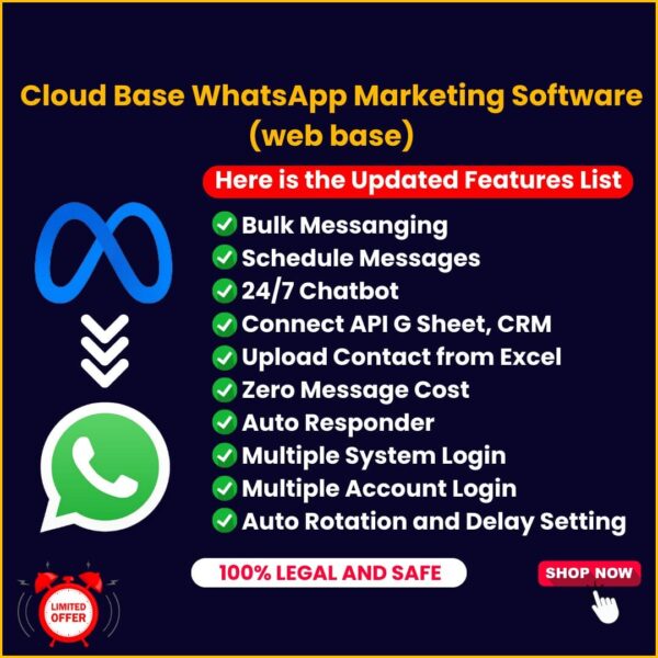 Cloud Base WhatsApp Marketing Software