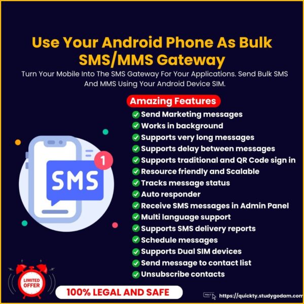 SMS Gateway (SMS Bulk Sender)